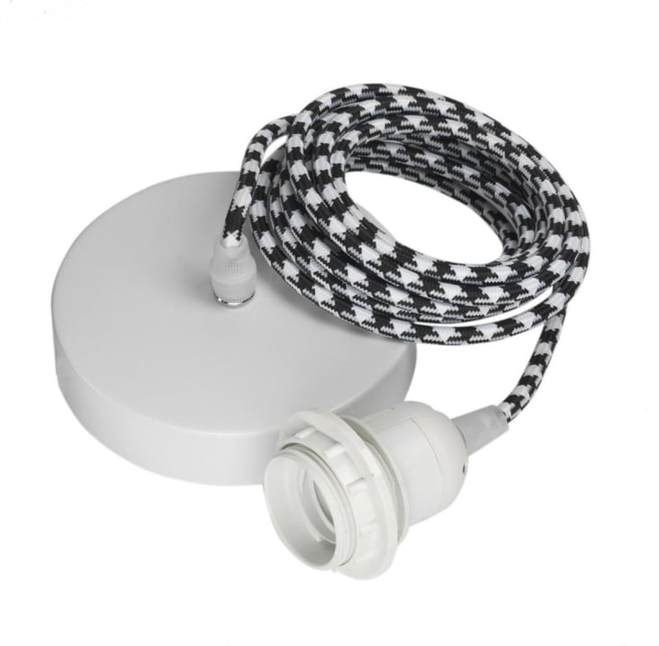 Câble pour suspension Blanc 3m - Câble Lustre 