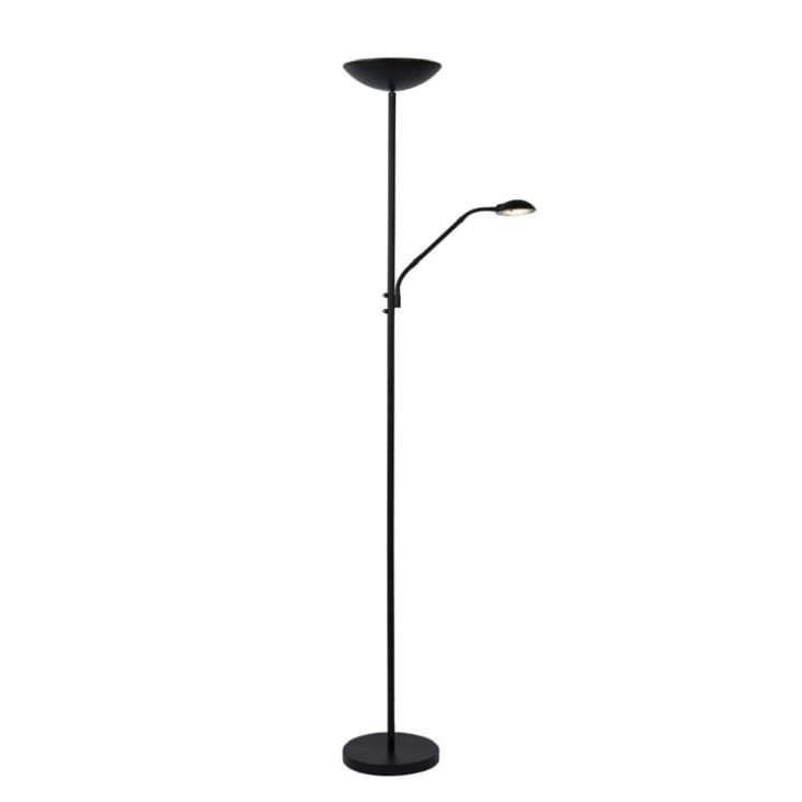 ② Superbe lampadaire led sur pied en acier avec liseuse 180cm — Lampes