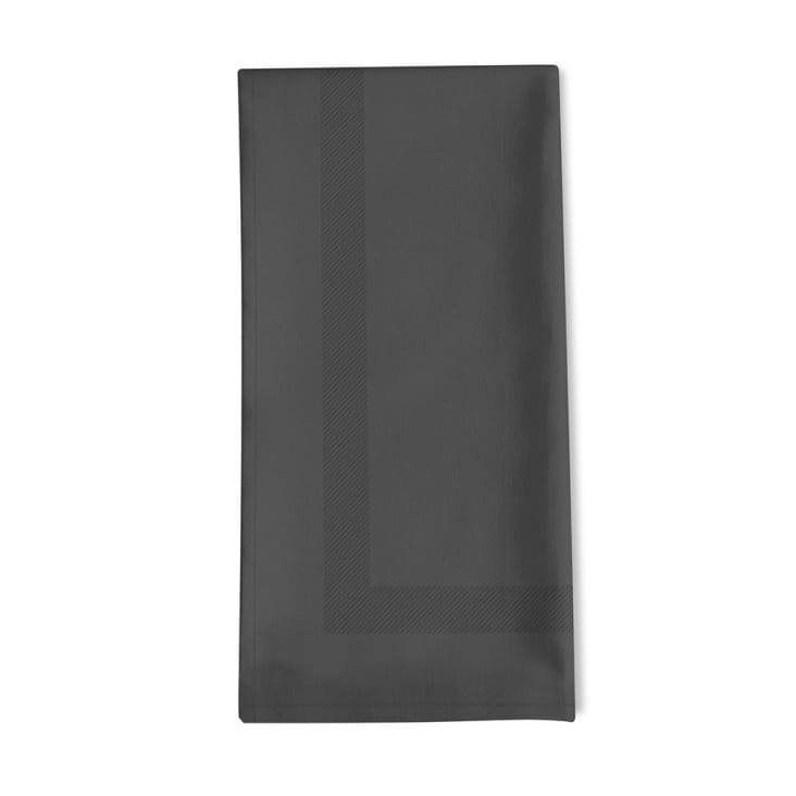 Location serviettes de table noires (tissu aspect coton) // JOLI JOUR //