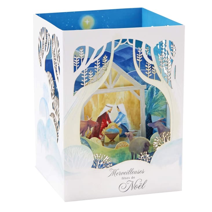1 pièce, carte pop-up joyeux Noël, carte de vœux 3D, carte de Noël