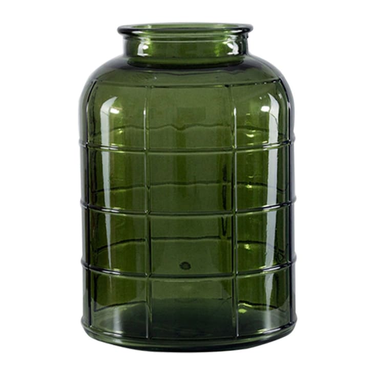 Vetro Vaso decorativo 30 Verde Dhokla