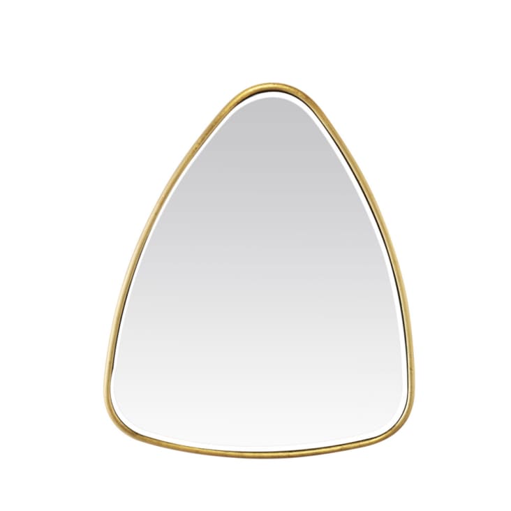 Miroir triangle 42x50 cm or