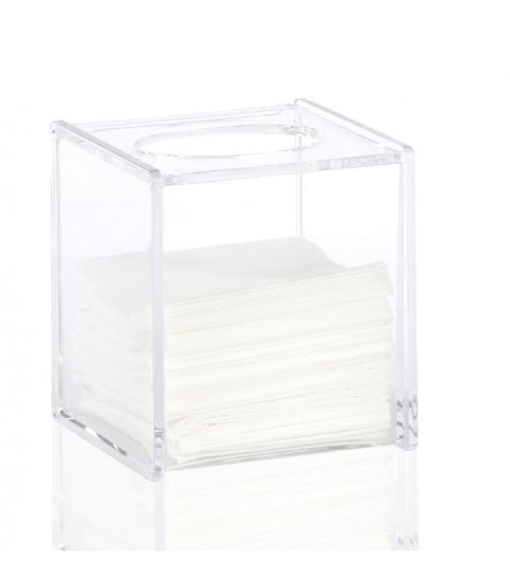 Boîte à mouchoirs en acrylique transparent