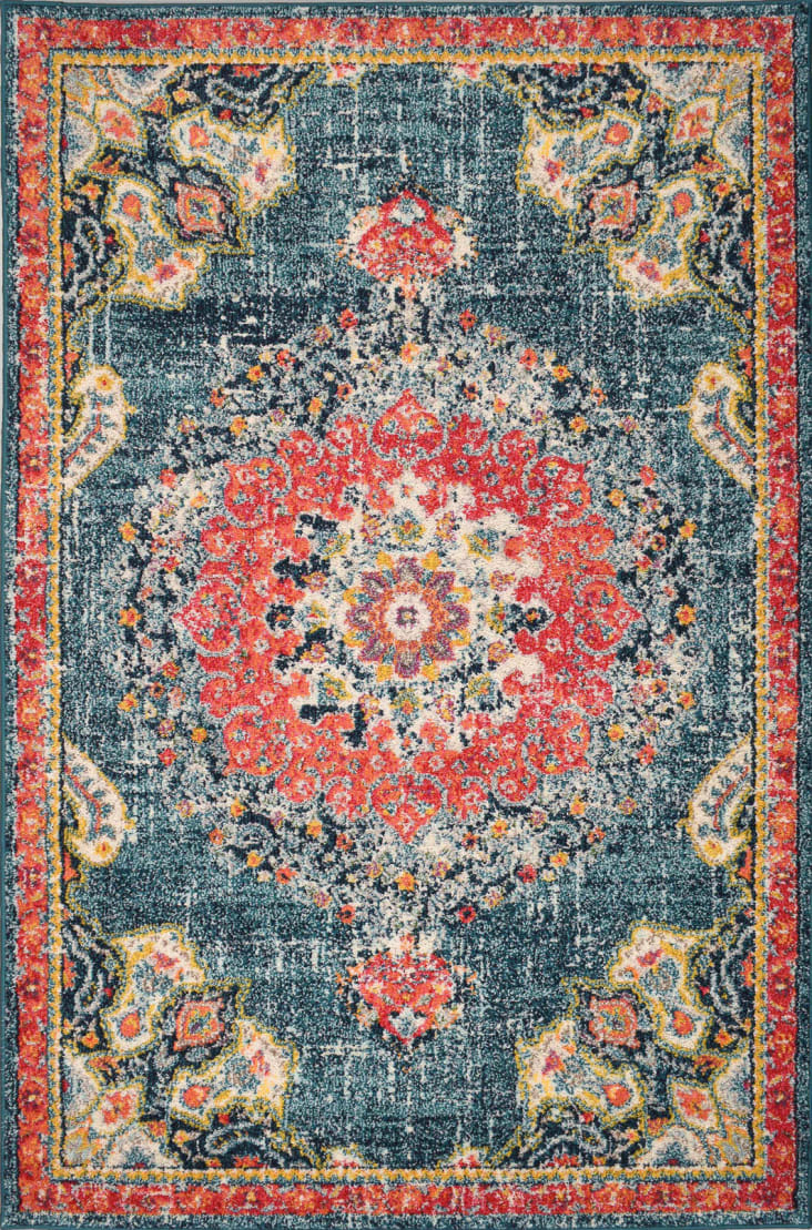 Salón alfombra pelo corto diseño alfombra oriental clásico adornos antiguos  crema