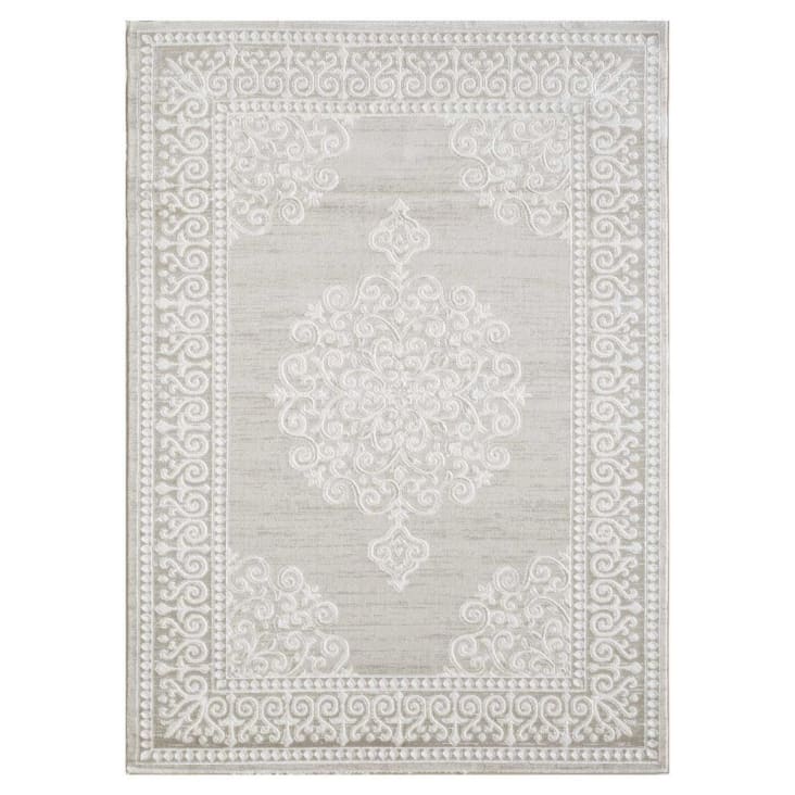 Tapis orient style gris 300x400 Khy balrod