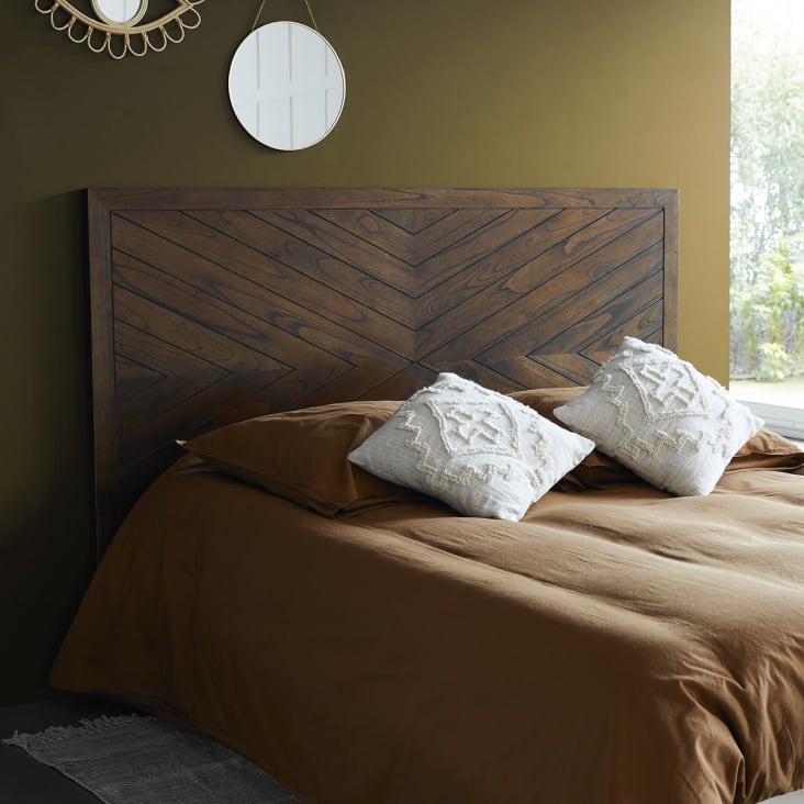 Atlantic Furniture Madison Kopfteil – Walnuss-Optik, Full-Size, Maße: 57,75 Zoll B X 5 Zoll D X 11,4 Zoll H