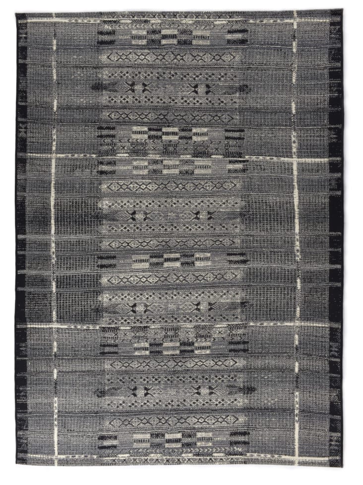 Alfombra Circular Gruesa De Poliester Color Gris 1.2x1.2m | Meses Sin