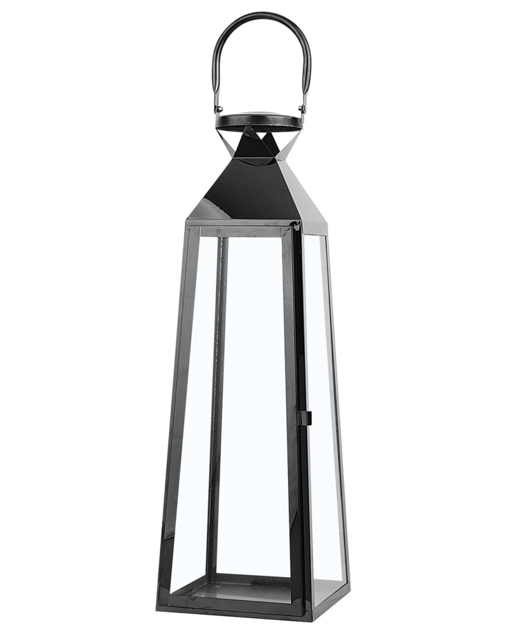 Laterne aus Metall 42cm, schwarz Crete Maisons du Monde