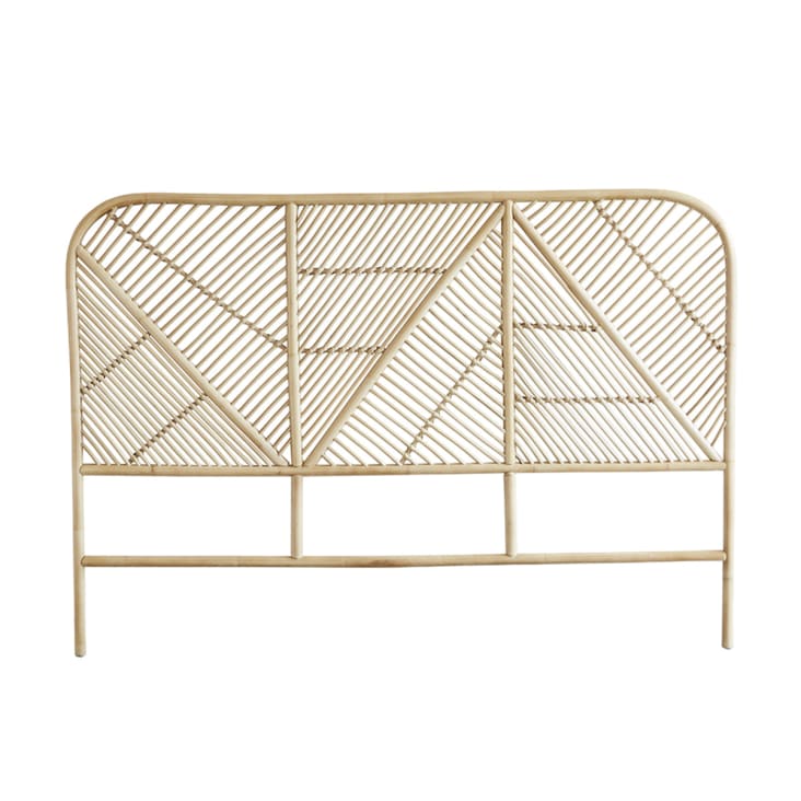 Atmosphera Kopfteil Aoni - Rattan Kopfteil 160cm In Beige