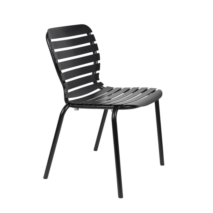 Gartenstuhl aus Aluminium schwarz Vondel Maisons du Monde