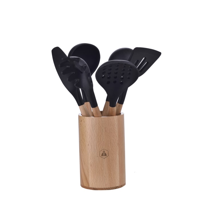 Lot De 10 Spatules En Bois - Ustensiles De Cuisine 14 Cm - Pour Poêles Antiadhésives, Cuiseur à Riz, Fromage