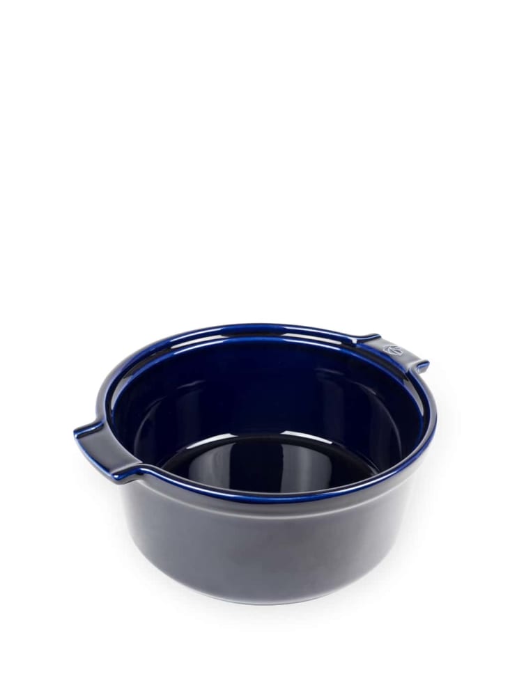 Moule à soufflé en céramique bleu D22cm