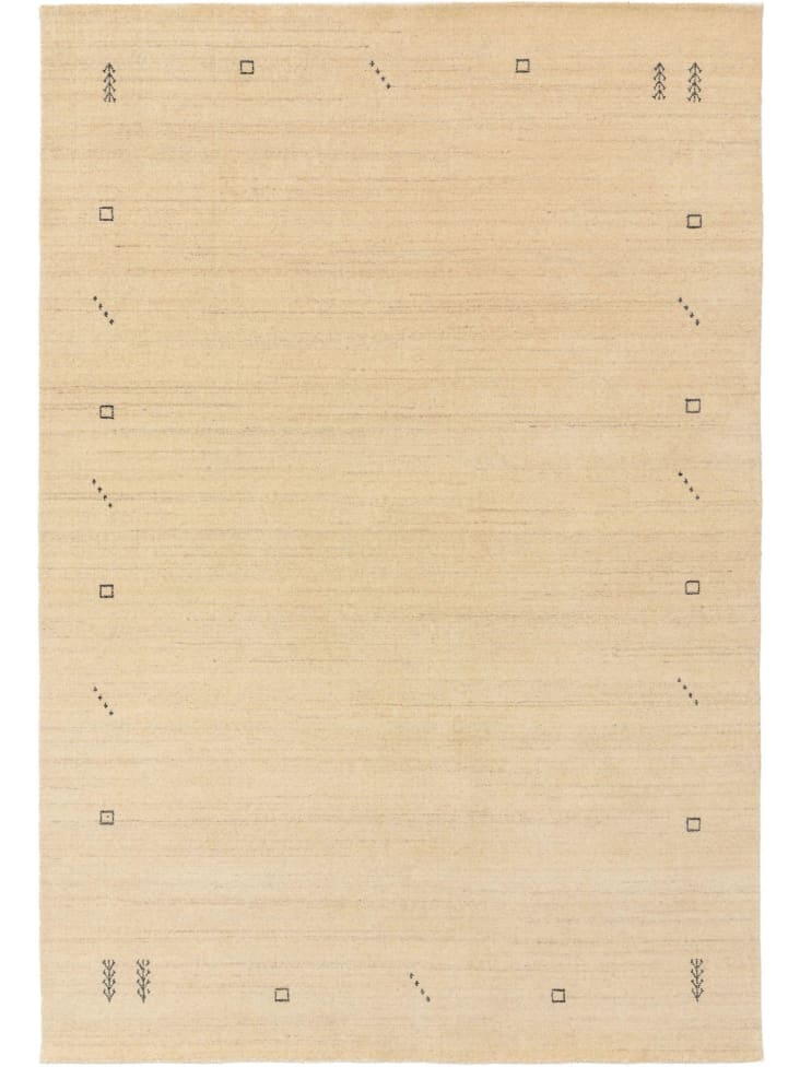 Alfombra de lana Jamal Beige/Gris 160x230 cm - Alfombra natural para  dormitorio y salon en 2023