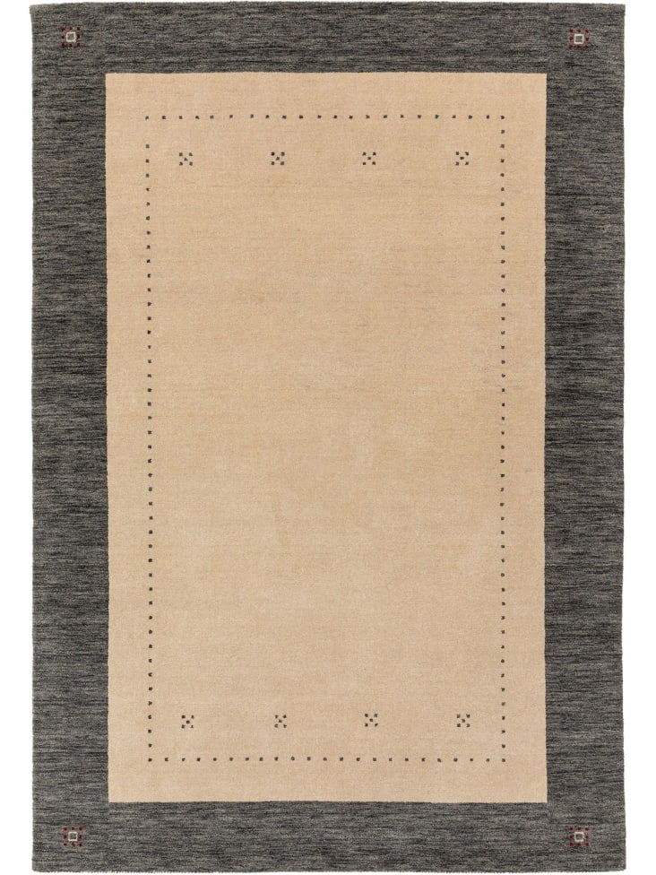 Tappeto Crease Wool Large di Ferm Living - beige