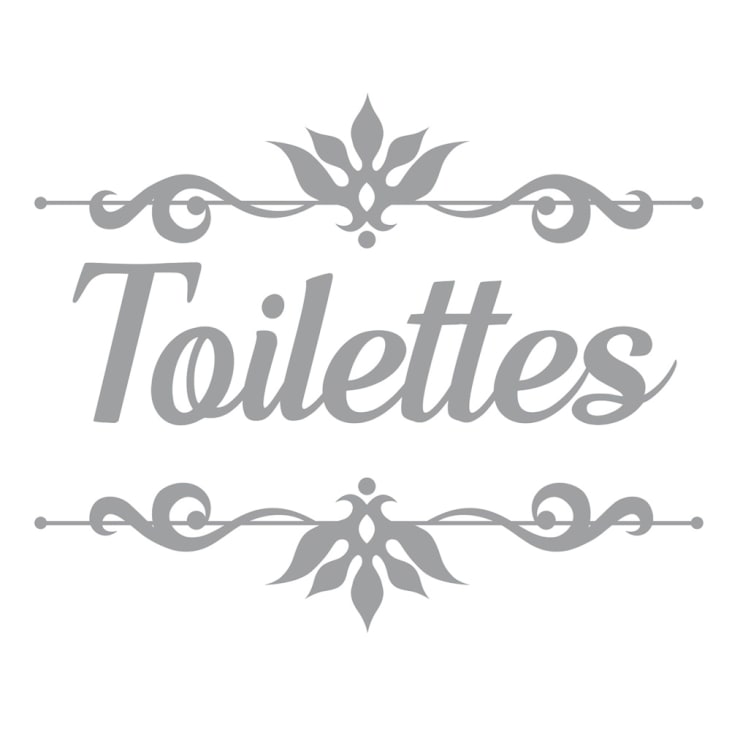 Stickers déco porte de toilettes - Stickers toilettes wc