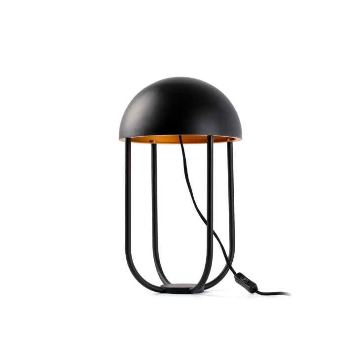 Jellyfish lampada da tavolo in metallo nero