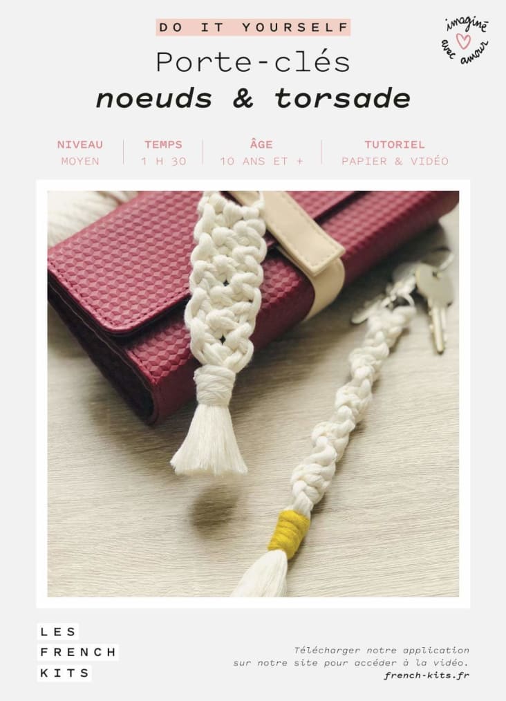 Achetez kit pour créer des bougies déco crochet macramé