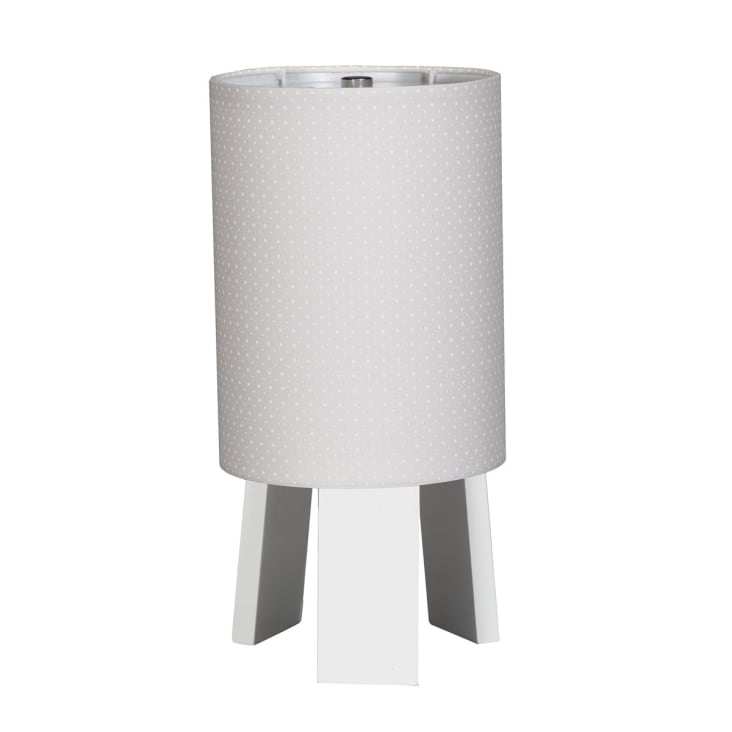 Lampe De Chevet Avec Pied en coton beige