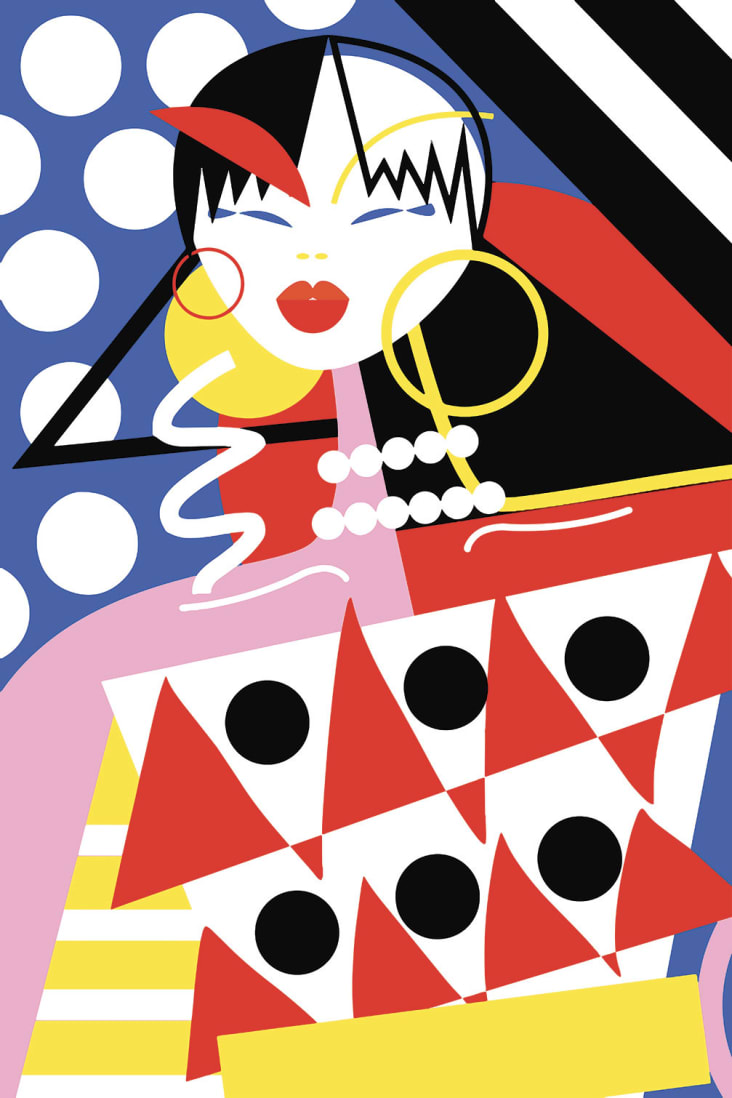 Tableau la vie trépidente d'une femme! impression sur alu 60x90 cm