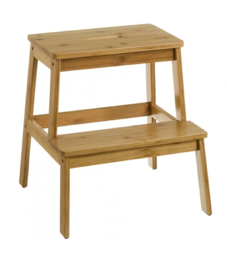 Tabouret marche pied bambou