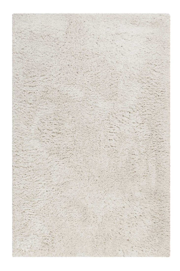 Tappeto cotone beige e bianco 200 x 300 cm BARKHAN