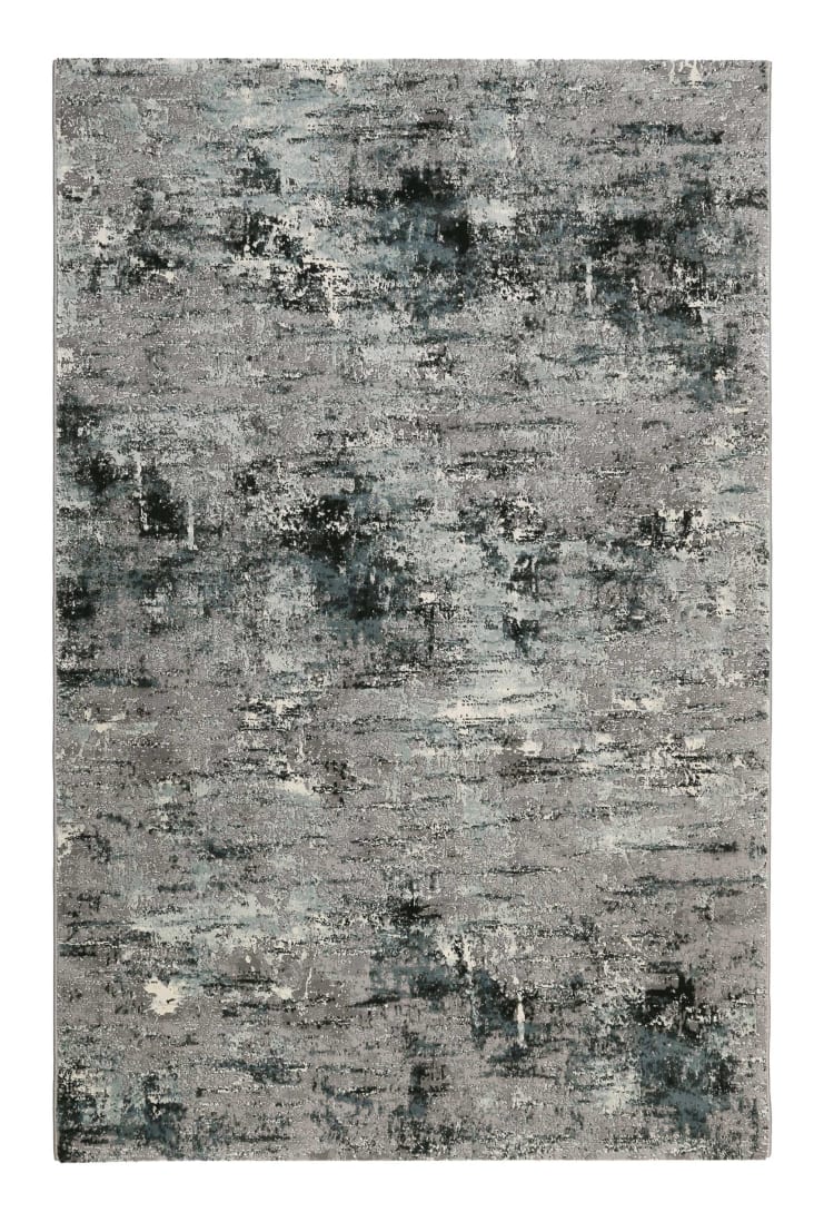 Tappeto sfumature di grigio e blu stile vintage 160x225 Vintage
