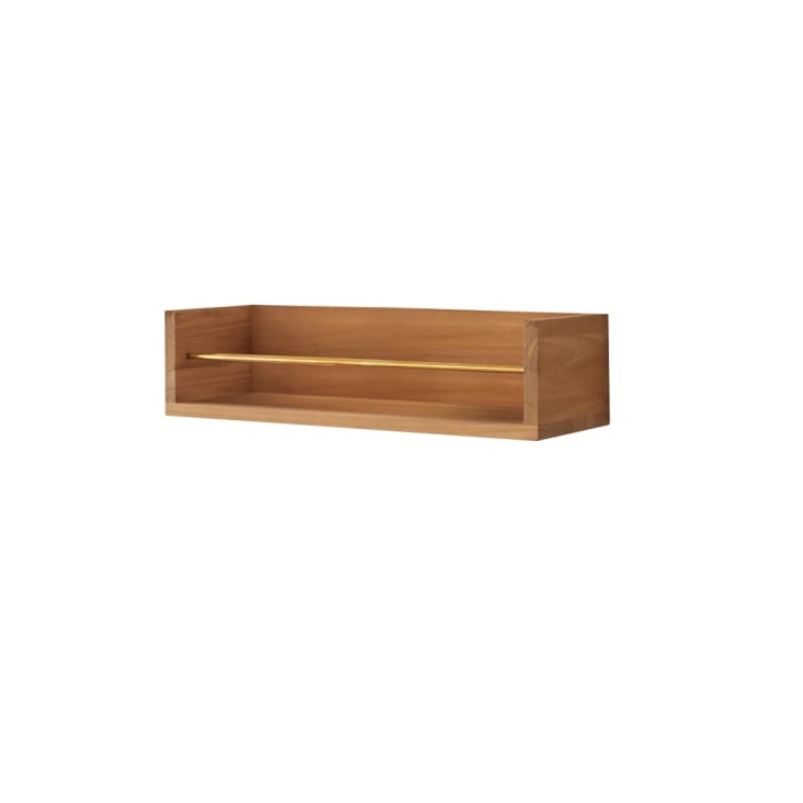 Scaffali In Legno Floordirekt Scaffale In Bambù Sottile Per Bagno, Camera Da Letto, Soggiorno, Mensola In Legno Con 4 Ripiani, Dimensioni 34 X 33 X