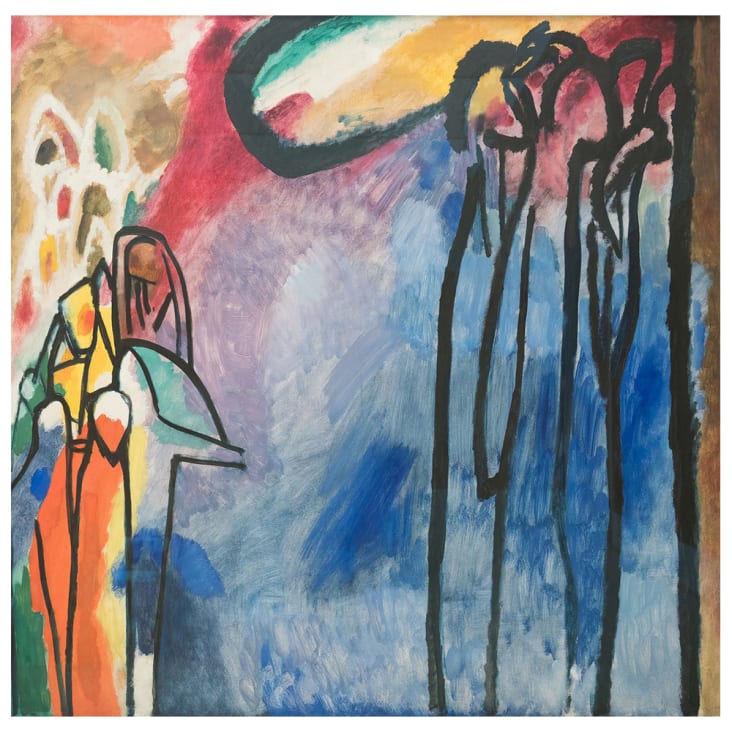 Stampa su tela Zamart - Kandinsky incontra Dresda