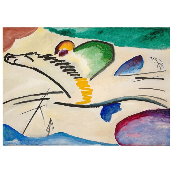 Stampa su tela - Lirica - Wassily Kandinsky cm. 50x70