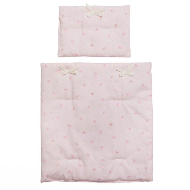 Couverture-oreiller poupée STARS rose