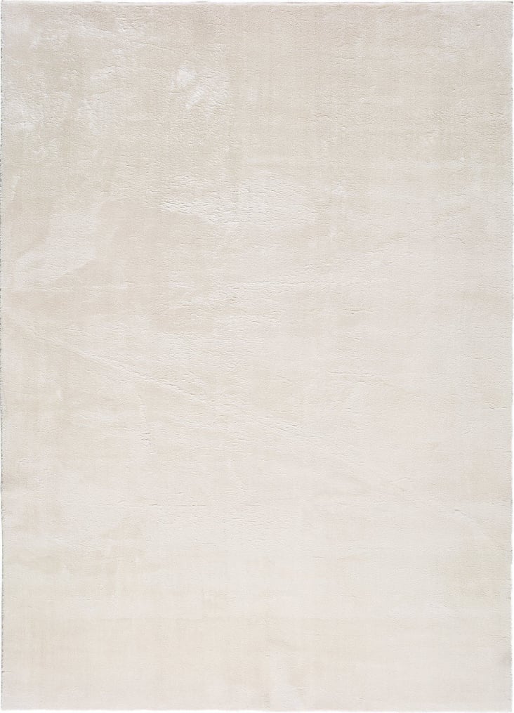 Tappeto in stile scandinavo bianco goffrato, 160X230 cm BLANCHE