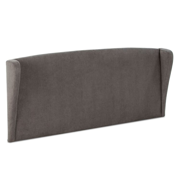 Kopfteil Aura In Dunkelgrauem Stoff – Modernes Wand-Kopfteil Für Dein Bett (140x60 Cm, Inkl. Montagezubehör)