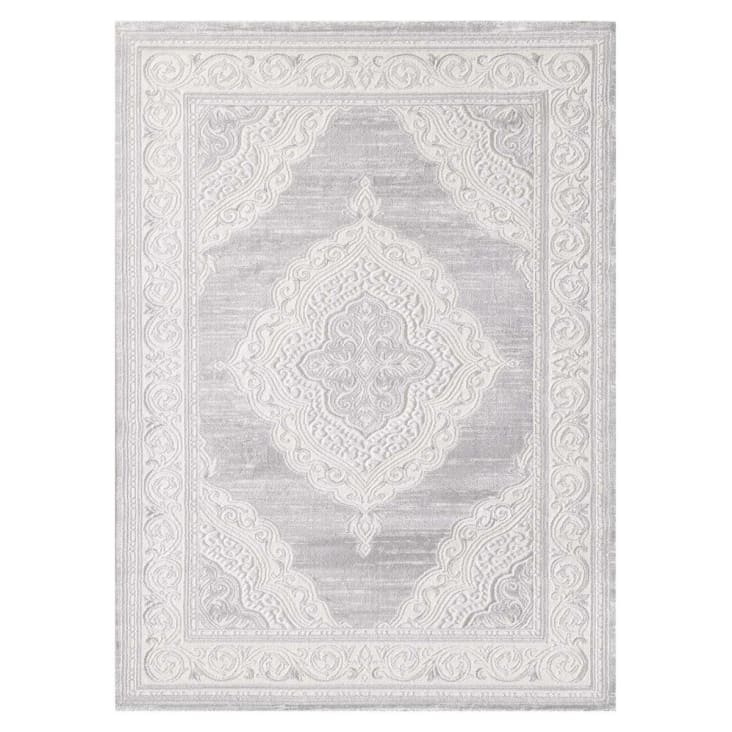 Tapis orient style gris 80x150 KHY FALAN