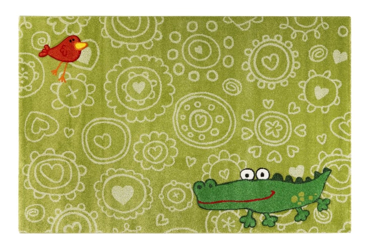 Pot bébé vert motif crocodile - Made in Bébé
