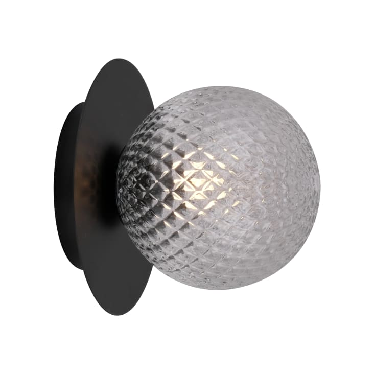 Lampada da terra a stelo in metallo con sfera - Mod. Sfera 510- LT