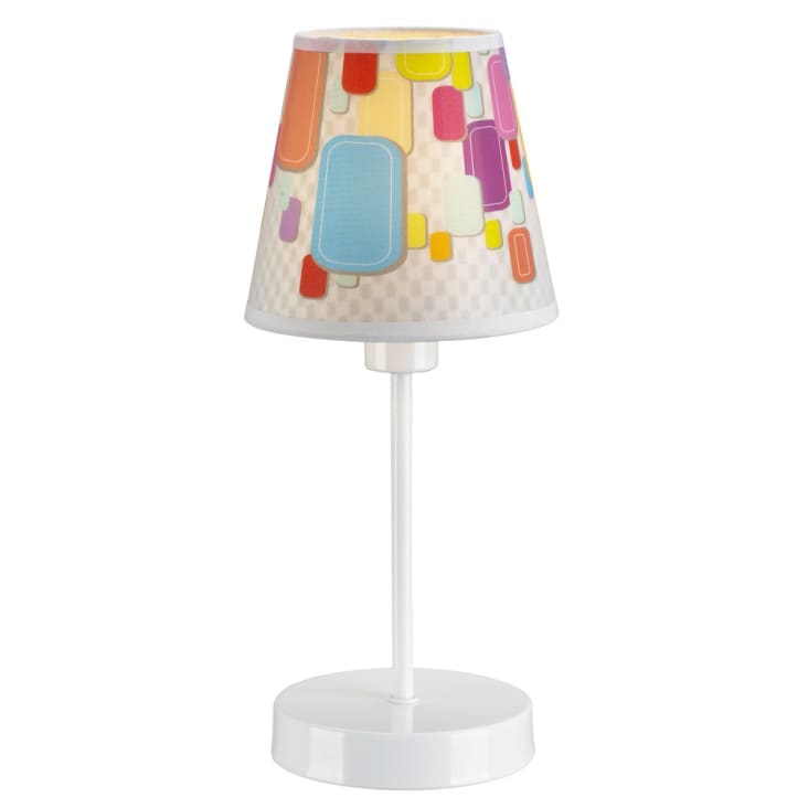 Lampe de bureau design de couleur avec abat-jour boule candy