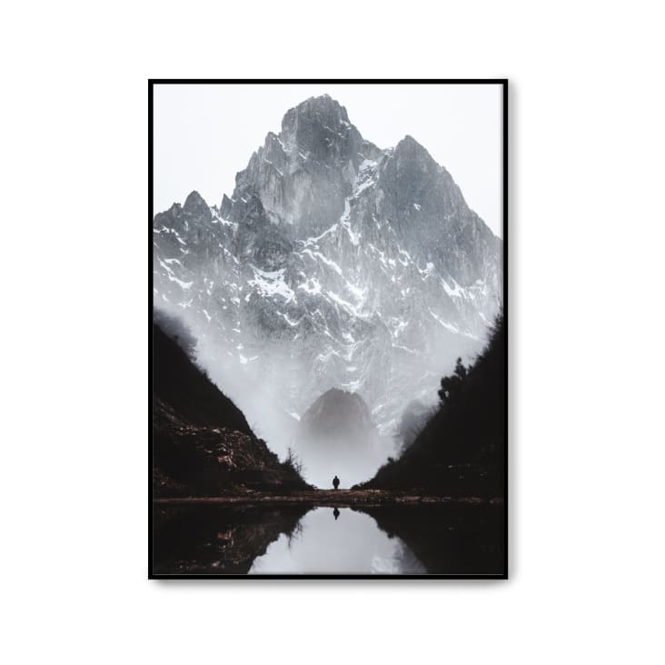 Affiche avec cadre noir - La Grotte - 50x70 Montaña | Maisons du Monde