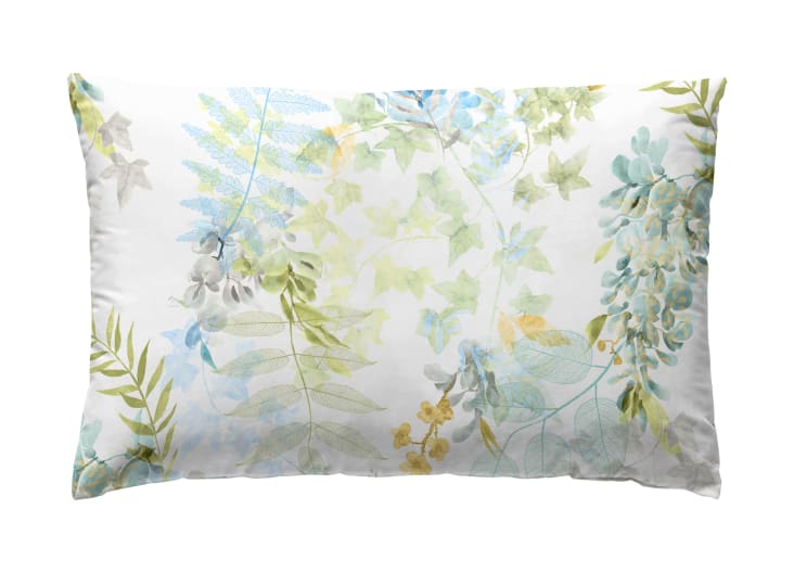 Funda de almohada 100% algodón con estampado floral 2(50x90) cm SABATE