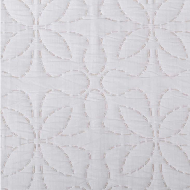 Colcha primavera verano algodón poliéster beige 235x260 cm cama de 135  SANTILLANA | Maisons du Monde