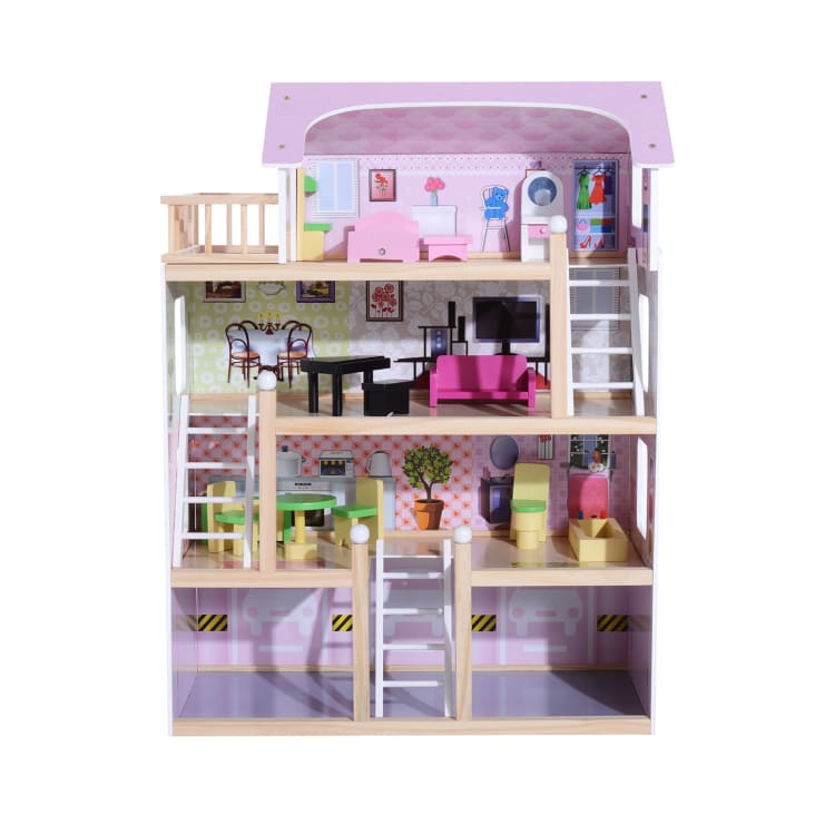 Maison de poupées en bois Mademoiselle