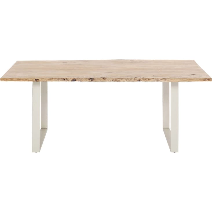 Table à manger rectangulaire extensible en bois L160/240 BONIE - HELLIN