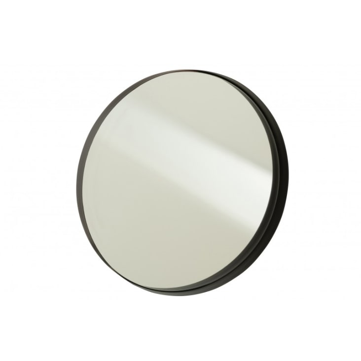 Espejo redondo de hierro 80 cm - Accesorios decorativos de metal