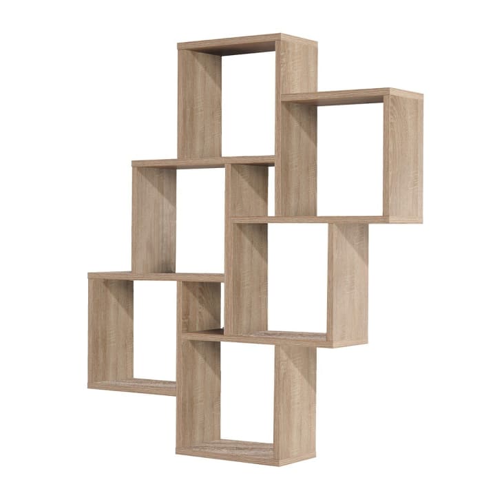 Mensola A Muro AKTIVE Max Home 80x10x4 Cm – Effetto Quercia, Supporto Invisibile, Carico 5 Kg, Bordo Rialzato, Per Soggiorno E Studio