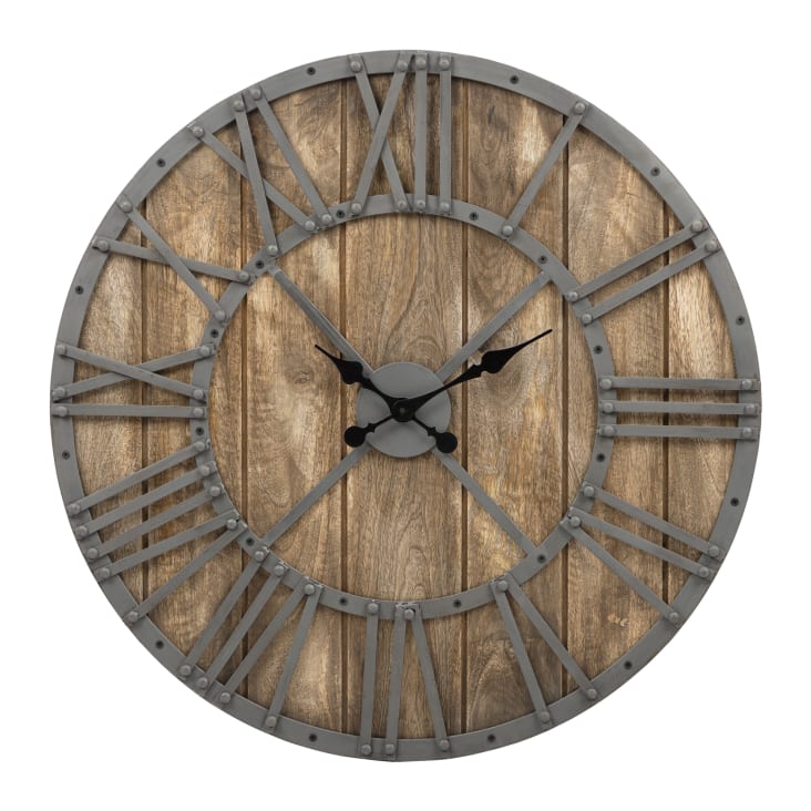 Orologio da parete design moderno legno rotondo - 1595