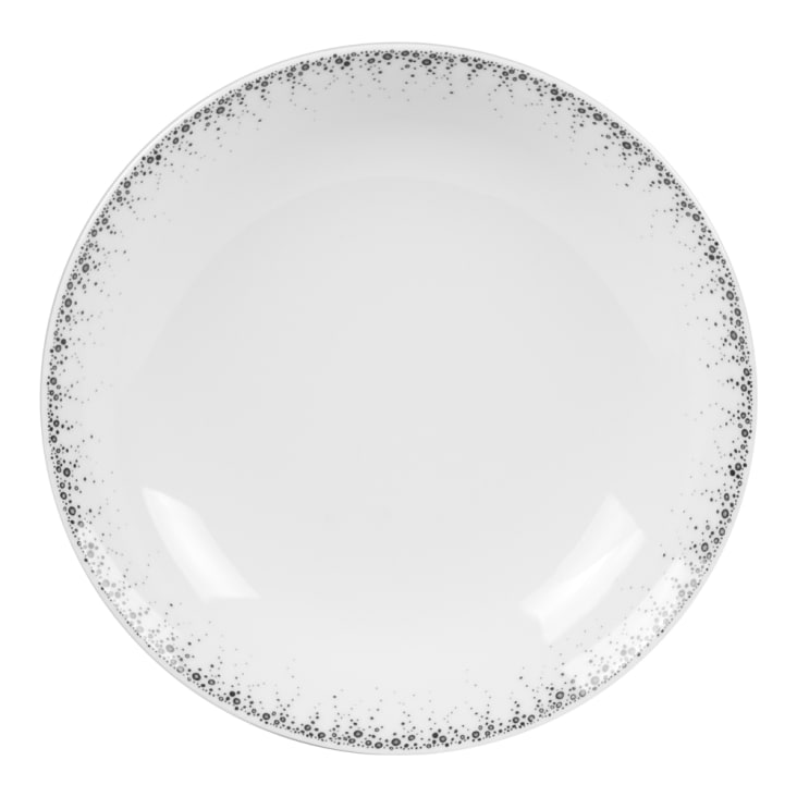 Assiette creuse porcelaine blanche apulia ø 225 à 270 mm - lot de 6 -  stalgast - 230 - porcelaine x35mm - Conforama