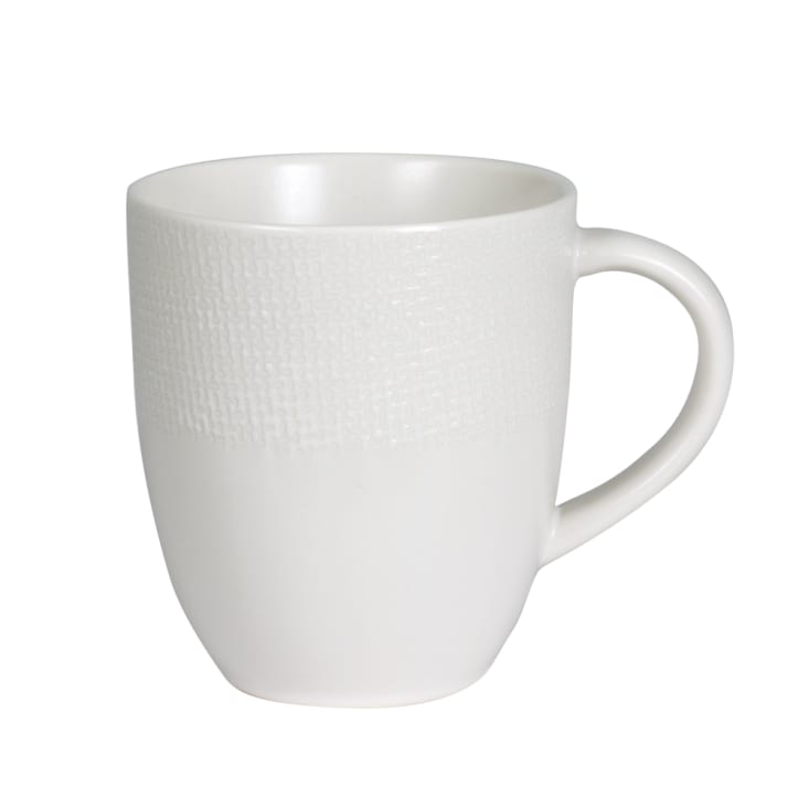 Lot De 6 Mugs Elyas Miel En Grès - 38 Cl, Hauteur 8.5 Cm, Couleur Marron - Neuf, Marque Table Passion