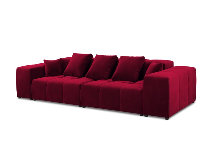 modulares Sofa aus Samt