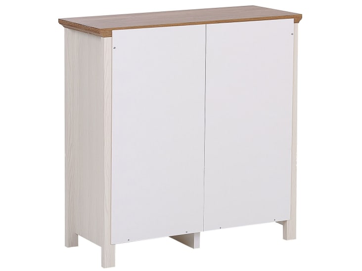 Credenza a 3 cassetti bianco crema e legno KIRKLAND Maisons du Monde