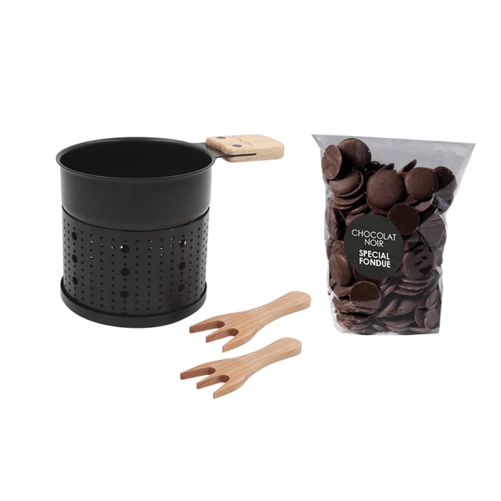 Fondue individuelle au chocolat noir et garnitures gourmandes / Recettes /  A Votre Table - Dubé Loiselle