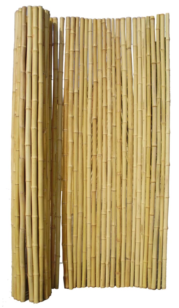 Brise vue canisse en bambou rond 2m (longueur) x 1m (hauteur